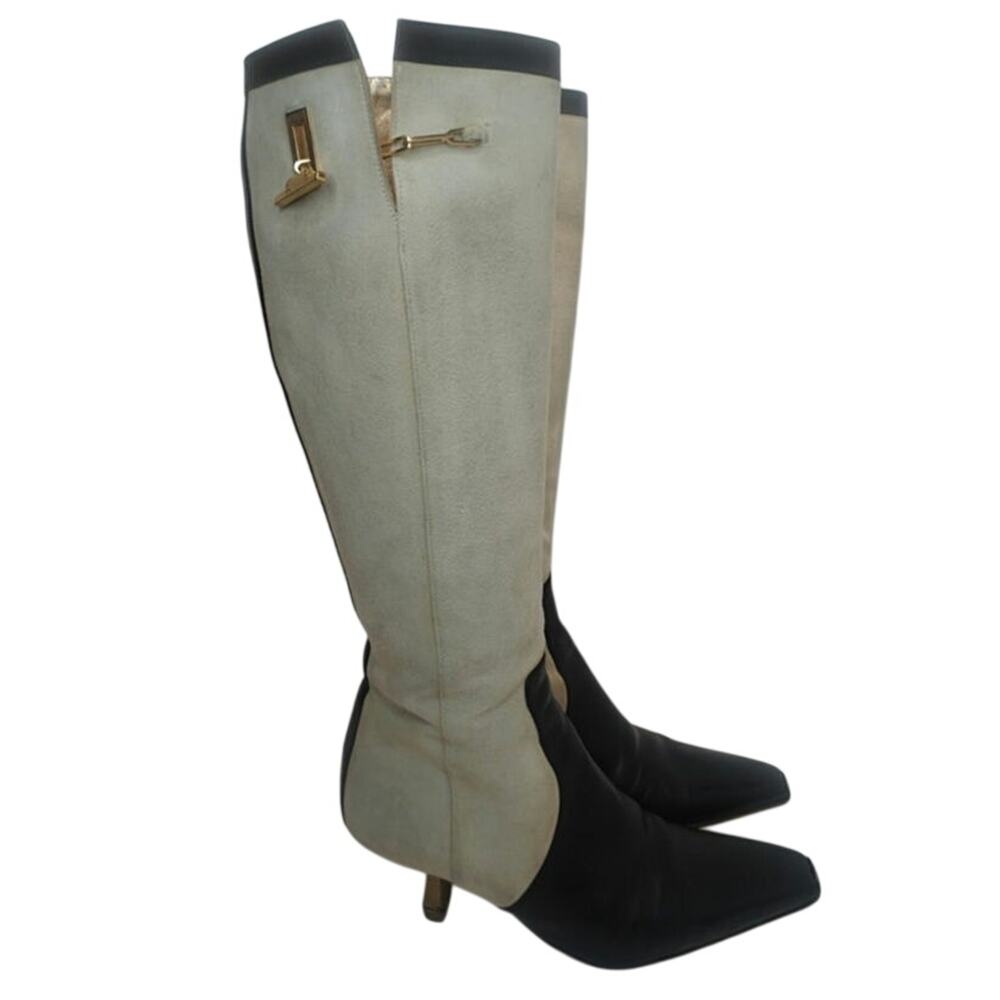 Vintage 2000 Tom Ford Gucci Suede Boots sz 37.5 - Picture 5 of 16
